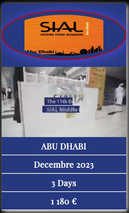 Hojeado del Producto: Participación en la Feria Internacional SIAL de Abu Dhabi - Stand "Best Olive Oils Store"